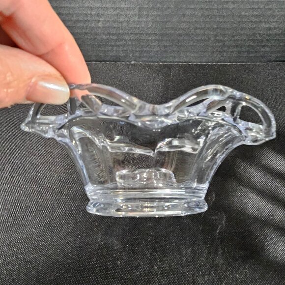 Imperial Glass Crochet Crystal Candle Holder Pair C 1935 1950 Tapers/Pillars - Picture 6 of 10